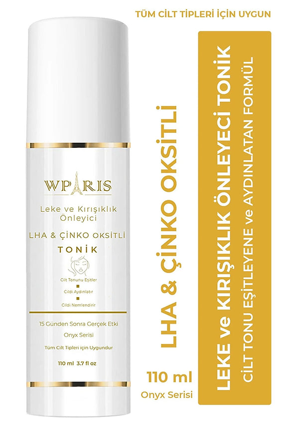 WParis Blemish and Wrinkle Prevention LHA and ZINC Oxide Tonic 110ml