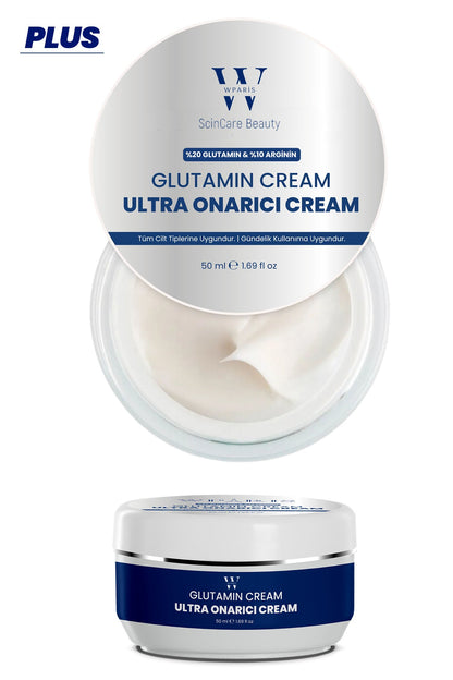 WParis Glutamin Kremi (%20 GLUTAMIN %10 ARGİNİN) Ultra Cilt Onarıcı Cream glutamin